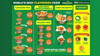 Potato Corner Menu